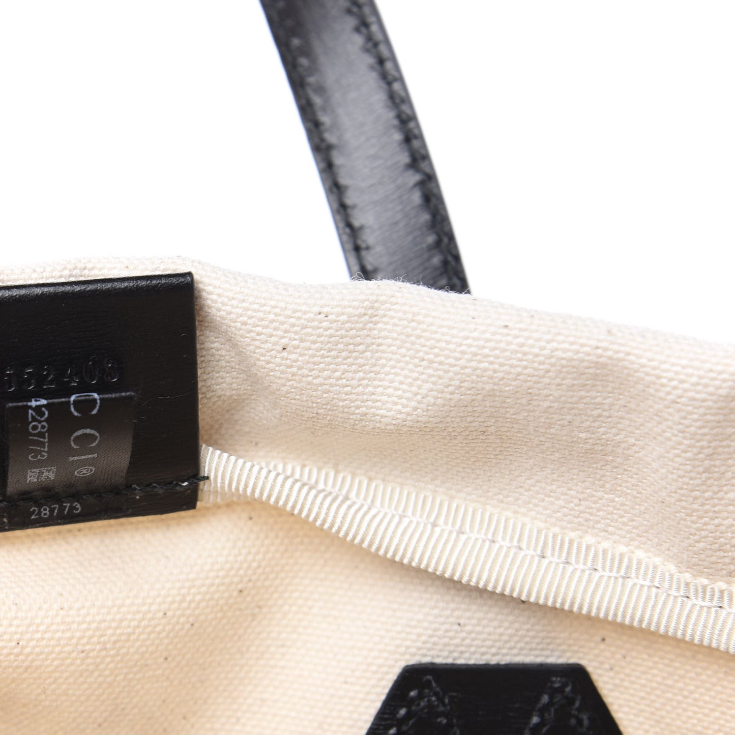 Canvas Chateau Marmont Drawstring Tote Beige