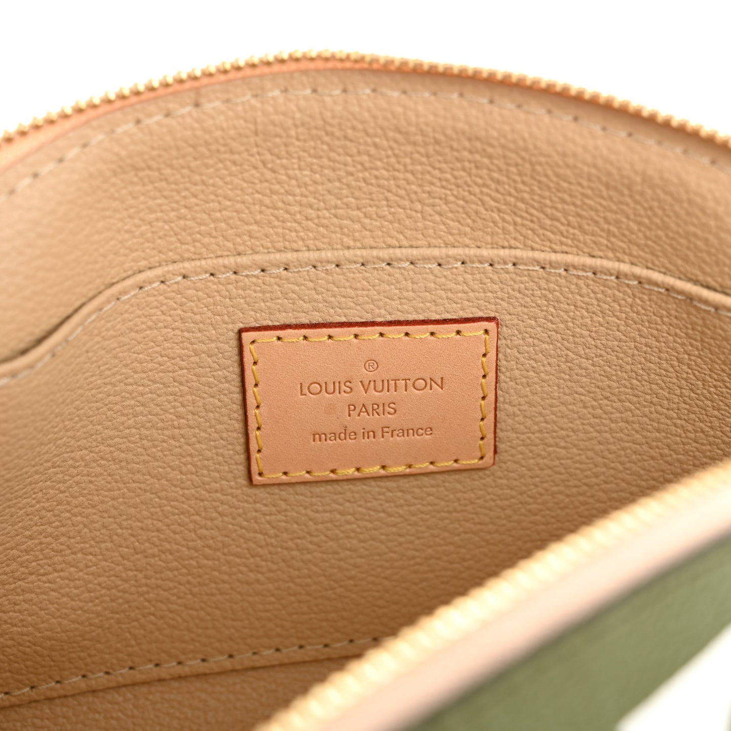 Monogram Giant Cosmetic Pouch Kaki