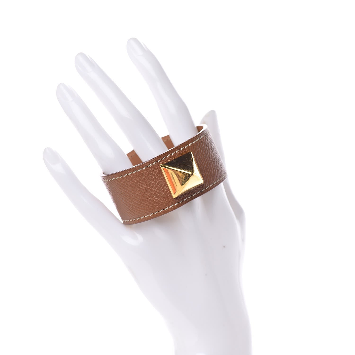 Hermes Courchevel Medor Bracelet Gold 2 of 7