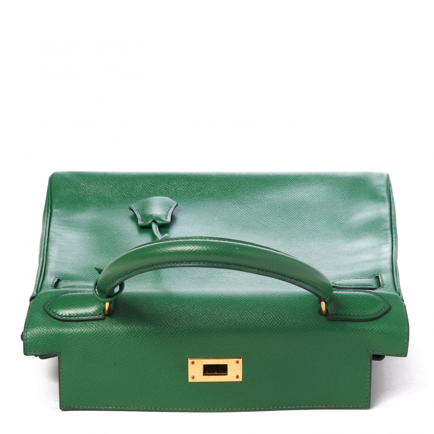 Hermes Courchevel Kelly Retourne 28 Vert Bengale 14 of 31