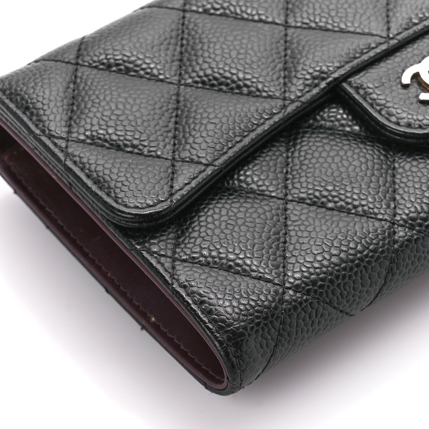 Chanel Caviar Quilted Large Flap Wallet Black 15 of 17