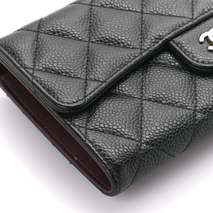 Chanel Caviar Quilted Large Flap Wallet Black 15 of 17