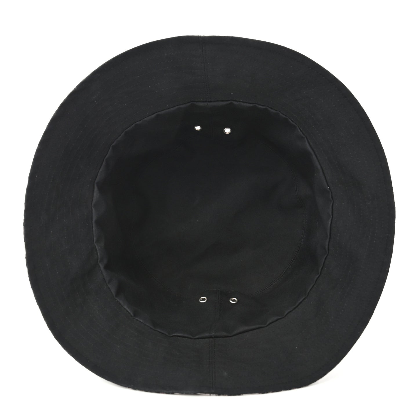 Polyester Cotton Oblique Teddy-D Brim Bucket Hat 57 Black