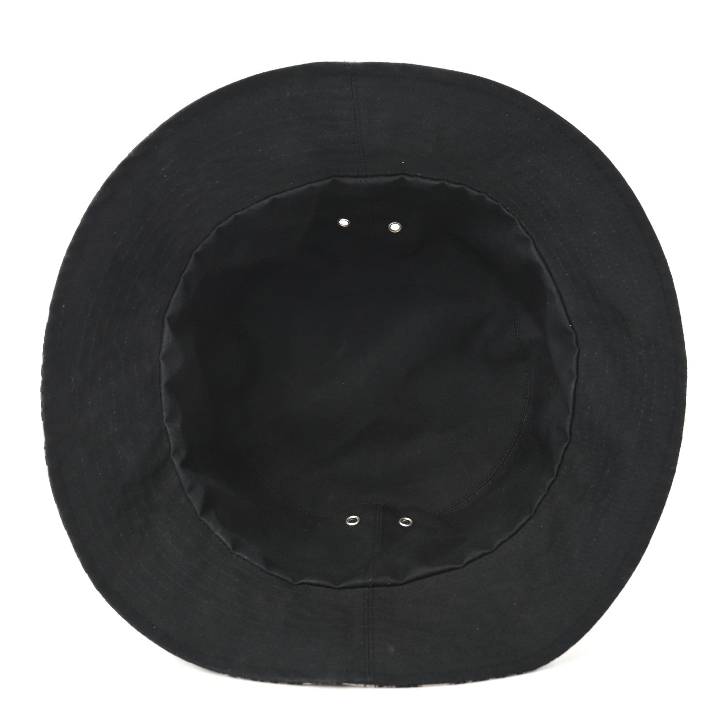 Christian Dior Polyester Cotton Oblique Teddy-D Brim Bucket Hat 57 Black 13 of 23