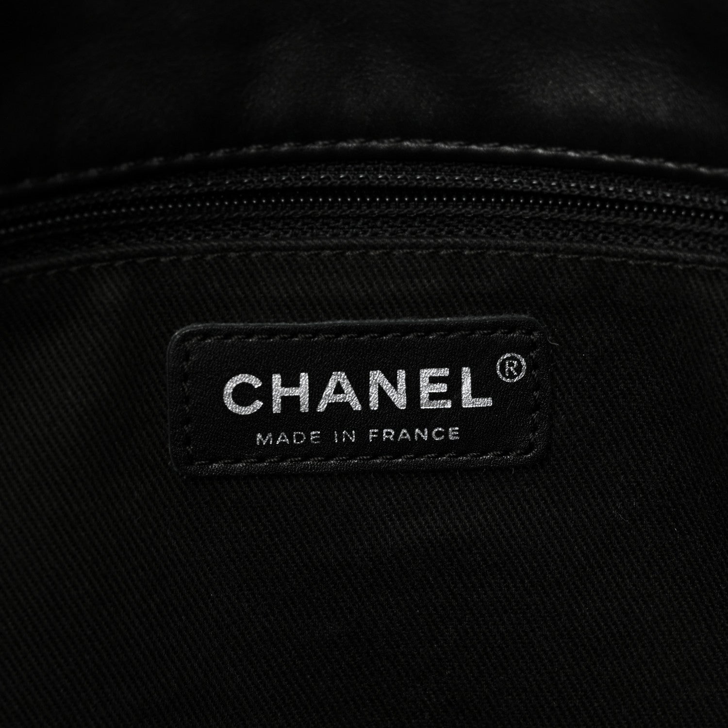 Chanel Calfskin Stitched Large Expandable Flap Bag Black 6 of 11