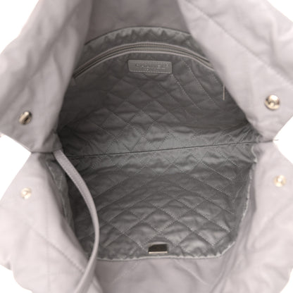 Chanel Shiny Calfskin Quilted Small Chanel 22 Grey 6 of 11