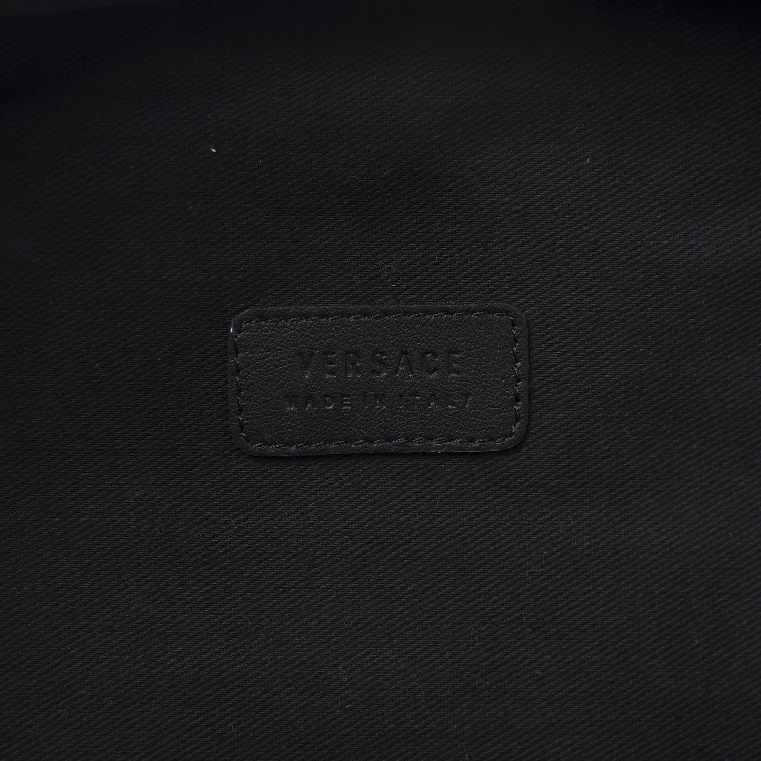 Versace Nylon Palazzo Medusa Backpack Black 5 of 9