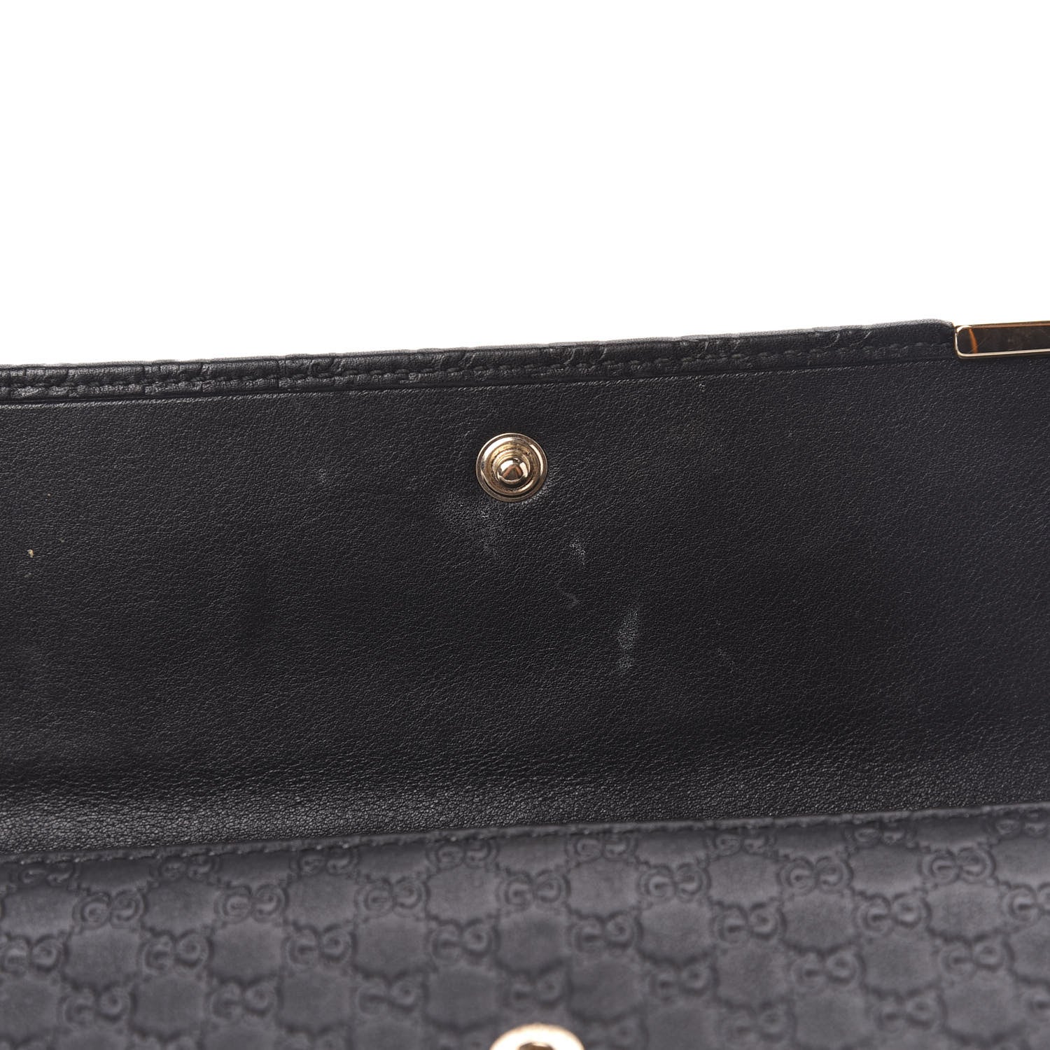 Gucci Soft Microguccissima Dice Chain Wallet Black 6 of 8