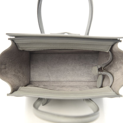 Celine Drummed Calfskin Nano Luggage Lune 4 of 11