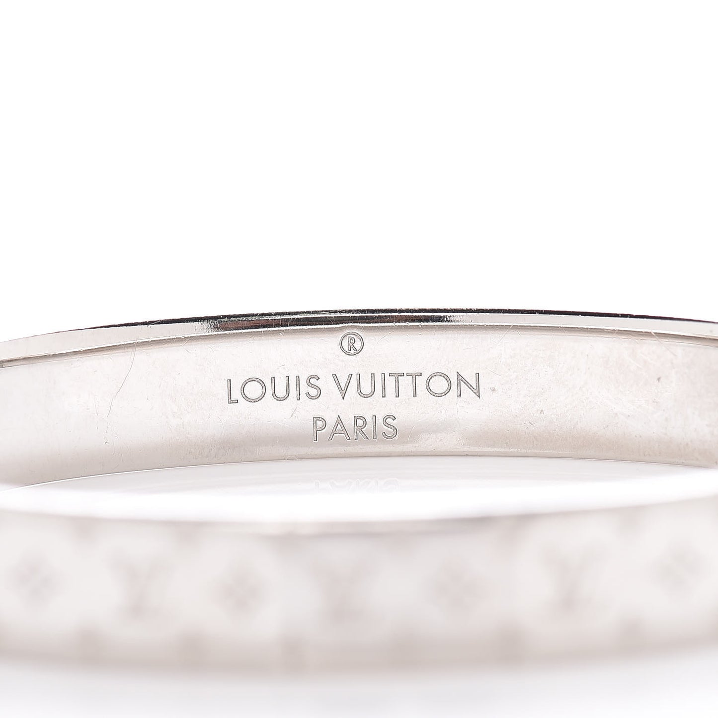 Palladium Monogram Nanogram Cuff S