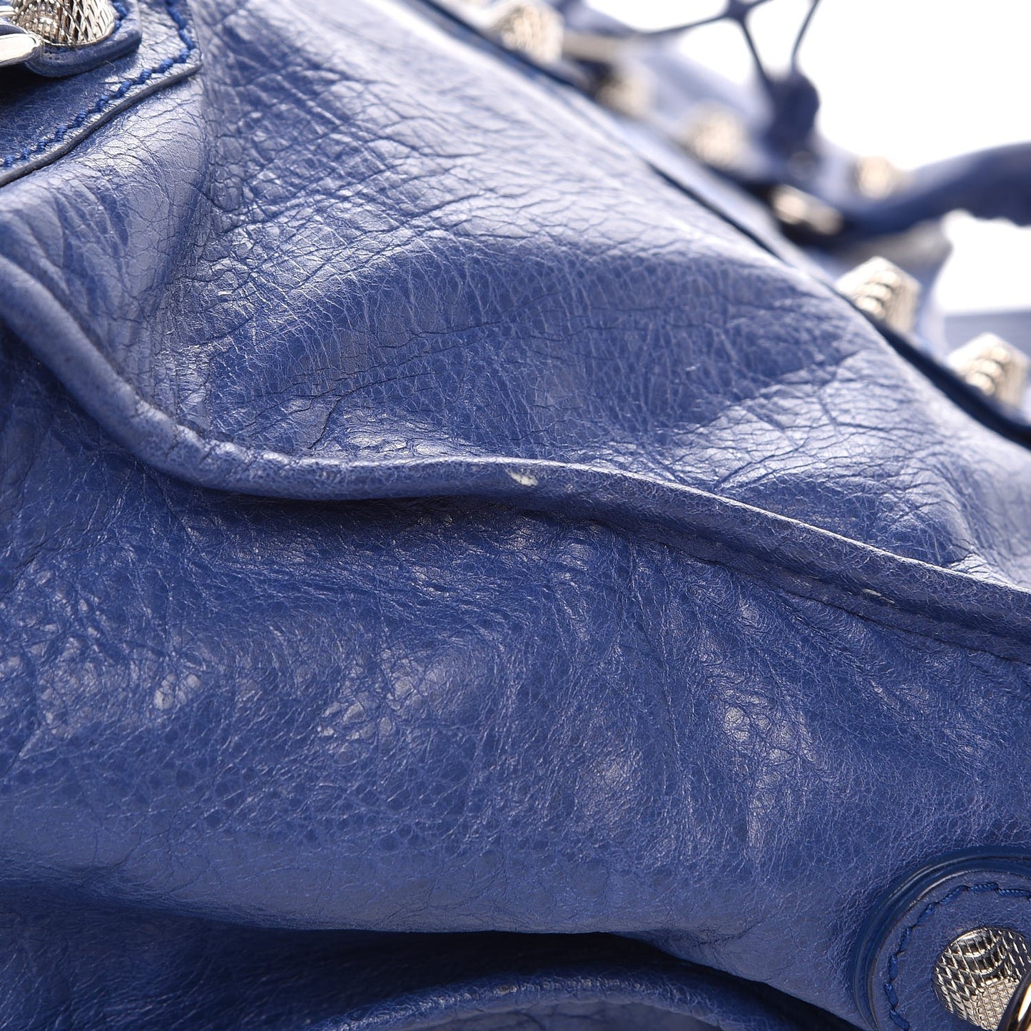 Agneau Giant 12 Silver Hardware City Bleut Bleu Glacier