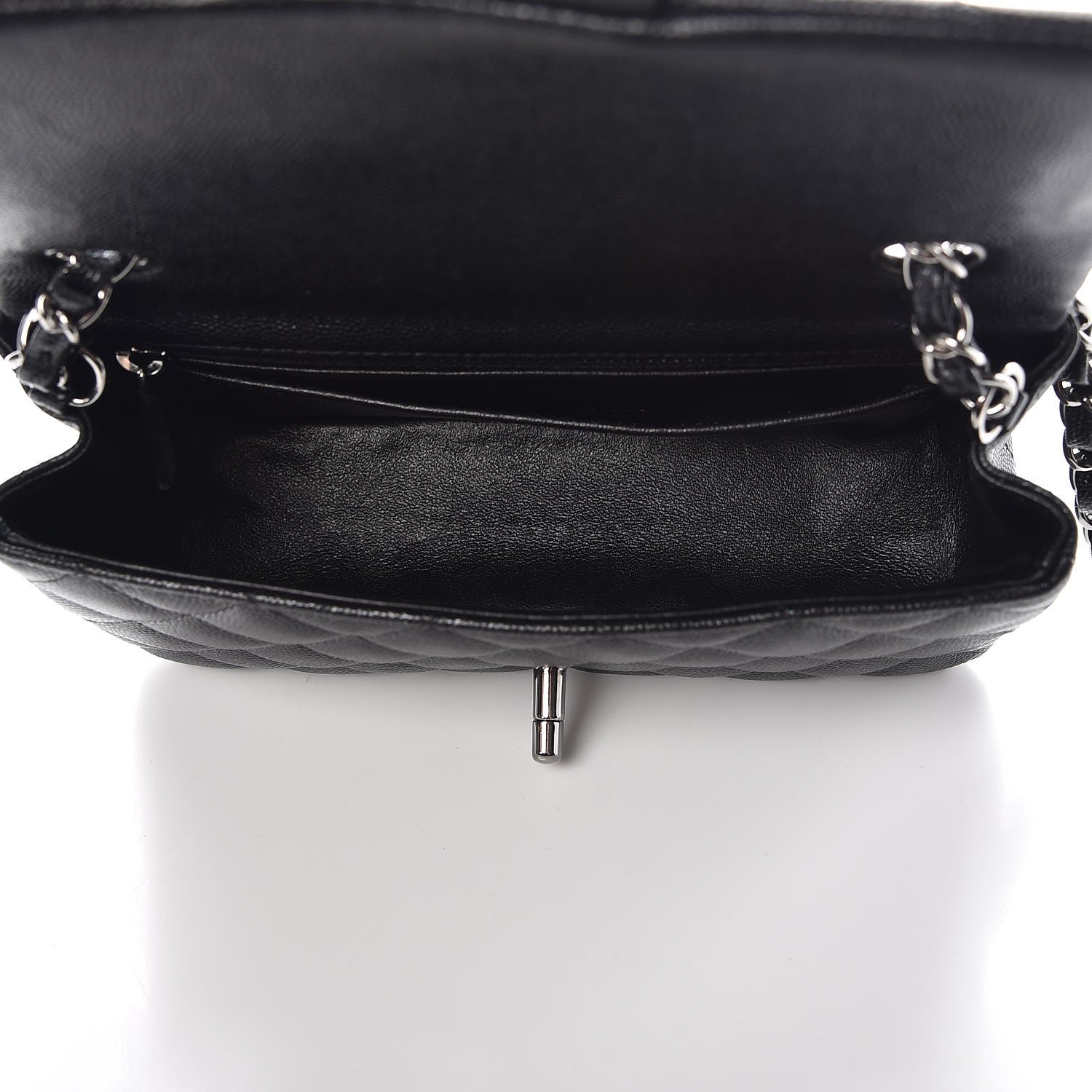 Chanel Iridescent Caviar Quilted Mini Rectangular Flap Black 5 of 8