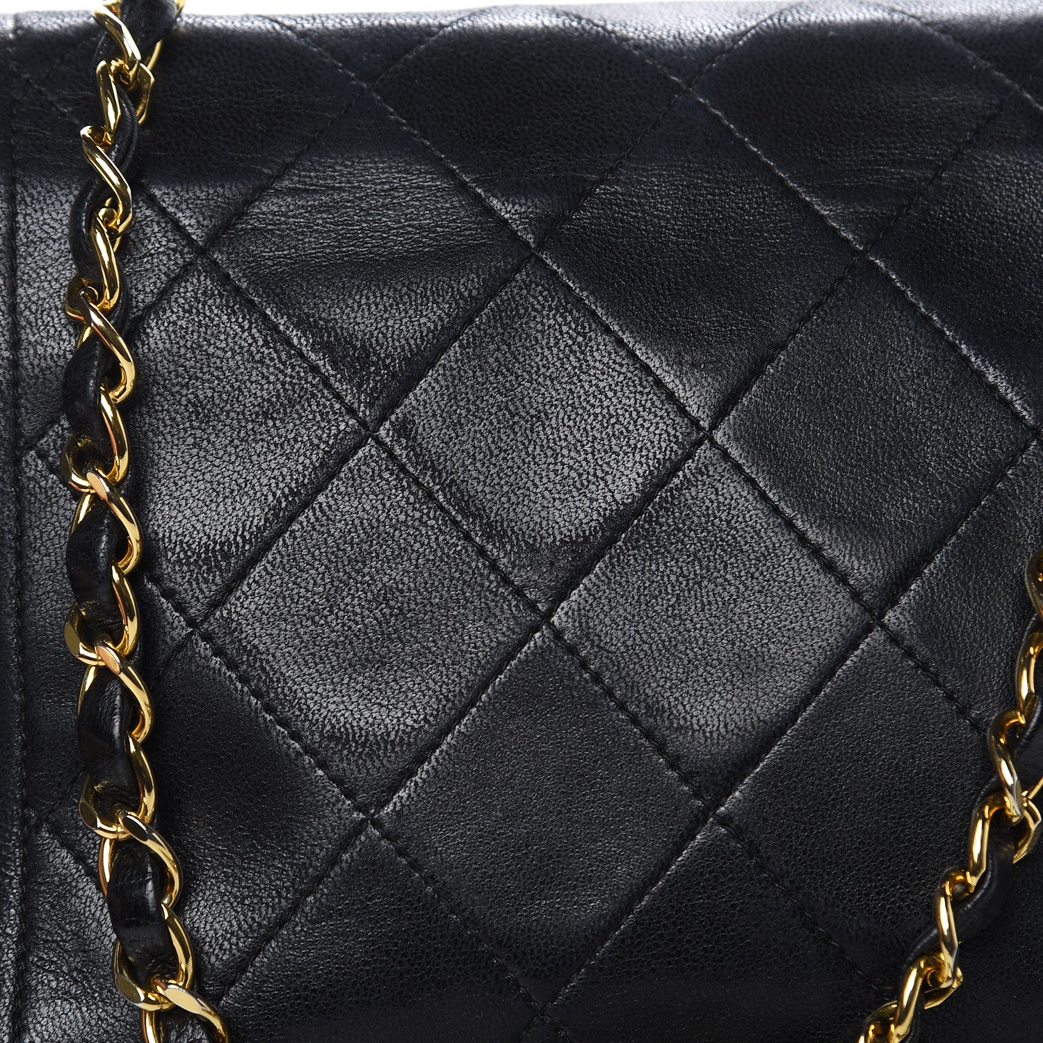 Chanel Lambskin Quilted Small Single Flap Black 13 of 17