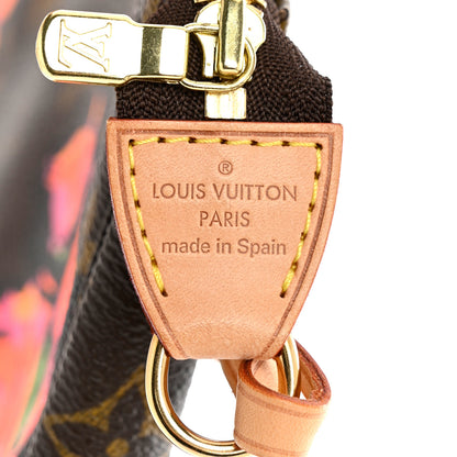 Louis Vuitton Monogram Roses Pochette Accessories Long Strap 6 of 8
