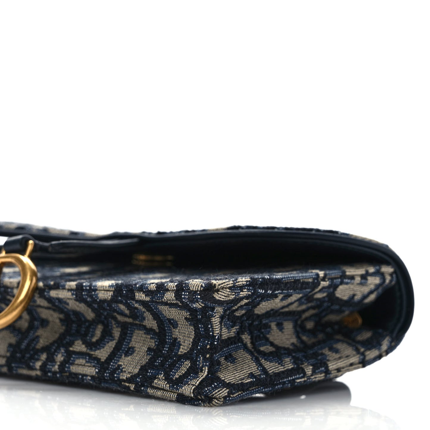 Oblique Saddle Belt Bag Blue