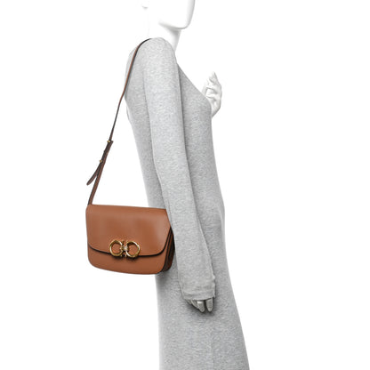 Salvatore Ferragamo Calfskin Trapezio Crossbody Brown 2 of 10