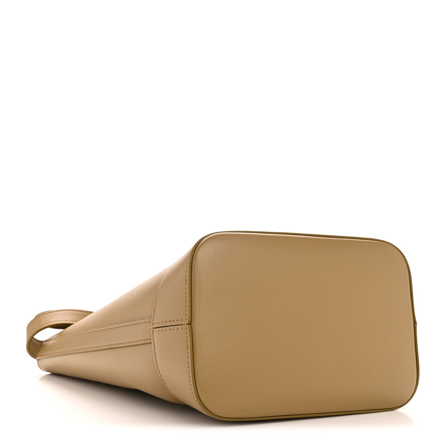 Celine Smooth Calfskin Small Cuir Triomphe Bucket Bag Olive 4 of 13
