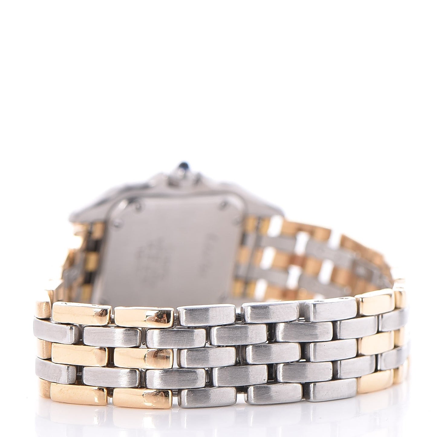 Stainless Steel 18K Yellow Gold 22mm Panthere Quartz Watch