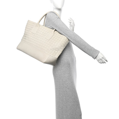 Bottega Veneta Nappa Intrecciato Tote Bag White 2 of 14