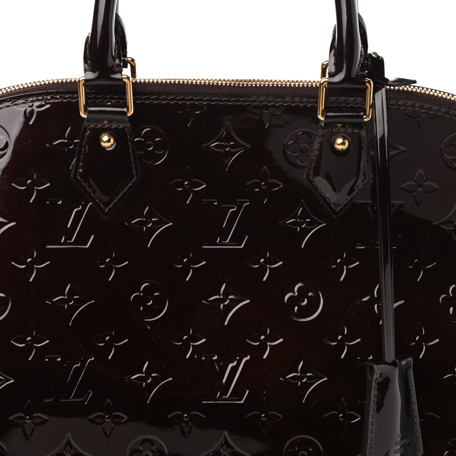 Louis Vuitton Vernis Alma GM Amarante 8 of 10