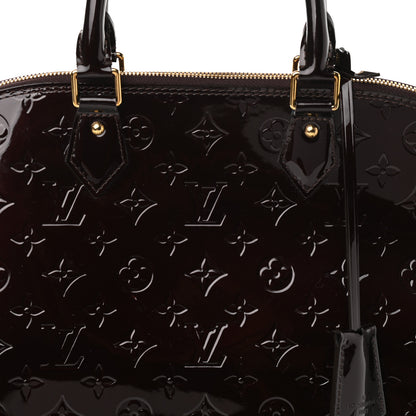 Louis Vuitton Vernis Alma GM Amarante 8 of 10