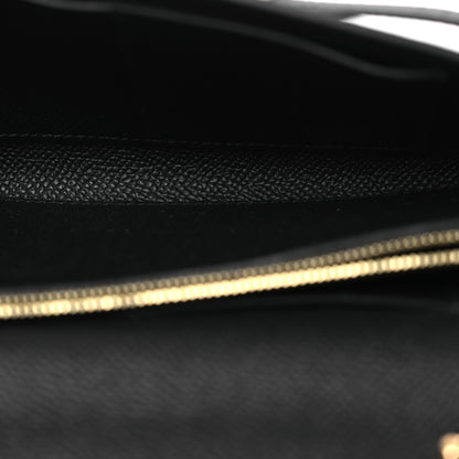 Hermes Epsom Kelly Wallet To Go Black 5 of 13