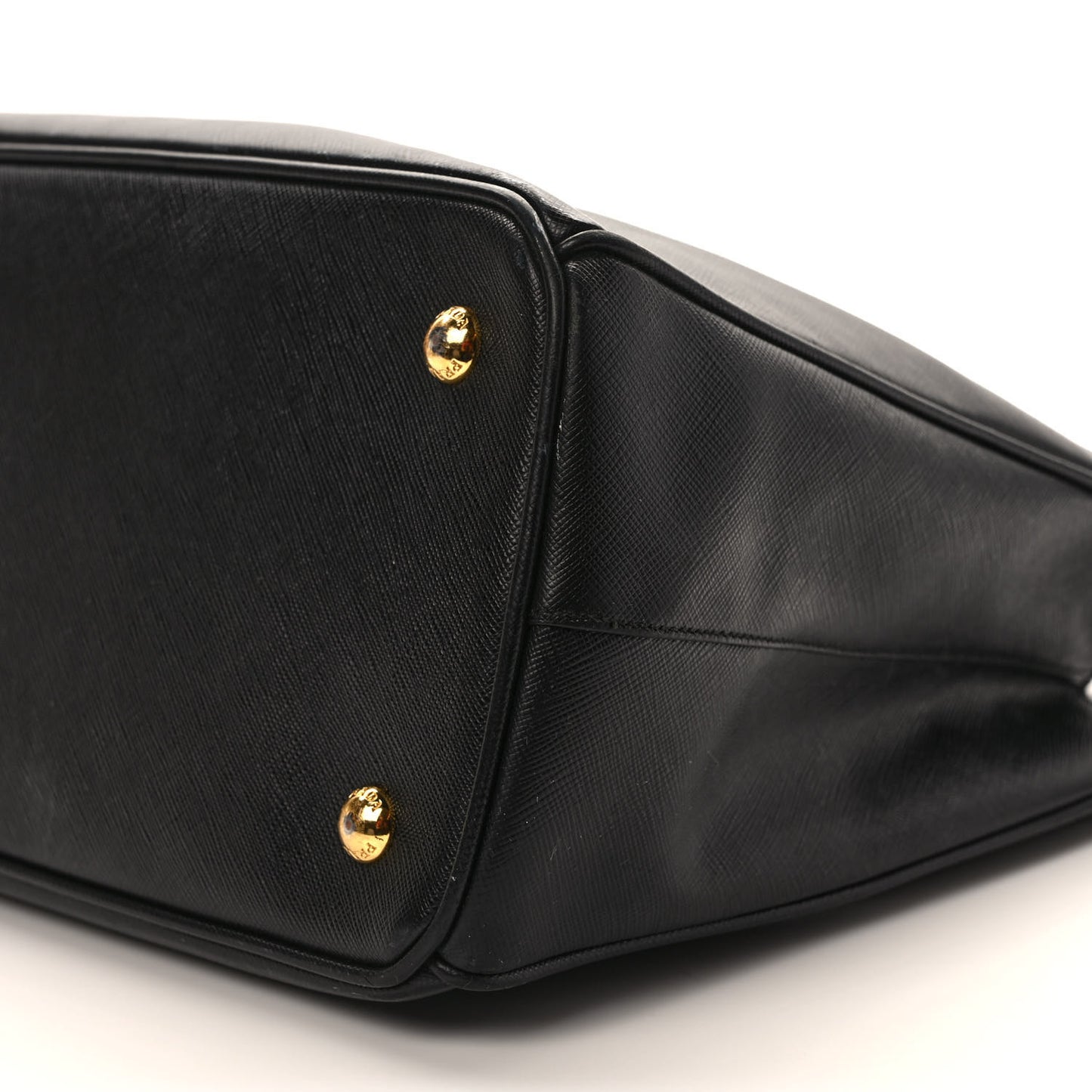 Saffiano Lux Medium Tote Black