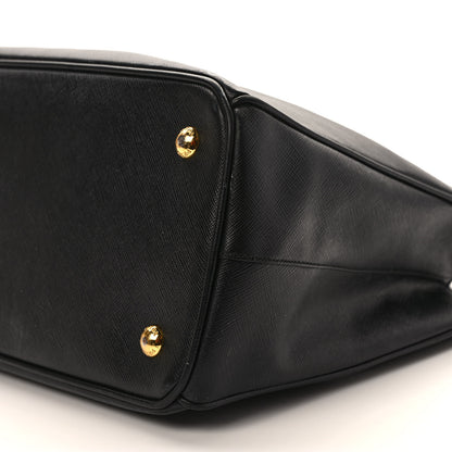 Prada Saffiano Lux Medium Tote Black 9 of 12
