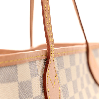 Louis Vuitton Damier Azur Neo Neverfull MM Rose Ballerine 13 of 13