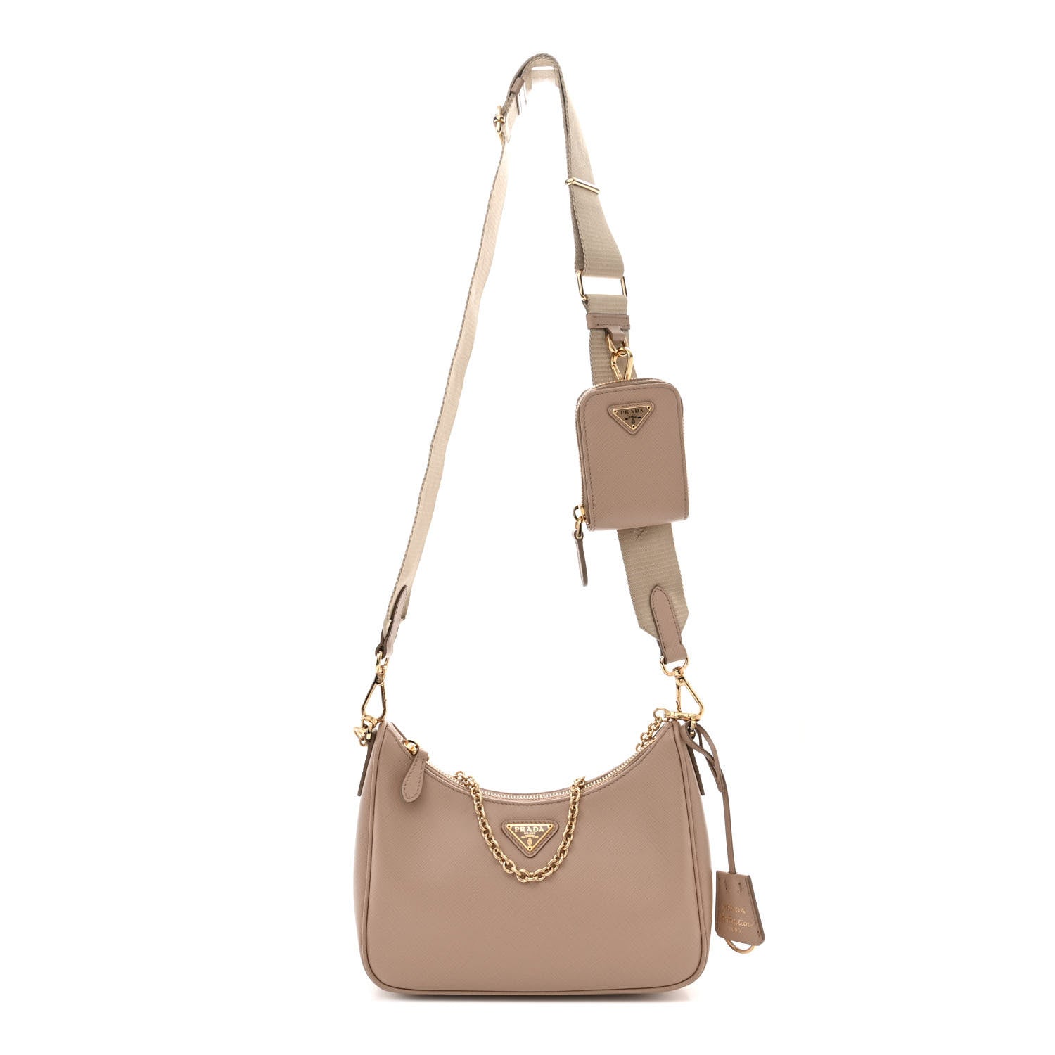 Prada Saffiano Lux Re-Edition 2005 Shoulder Bag Cammeo 1 of 13