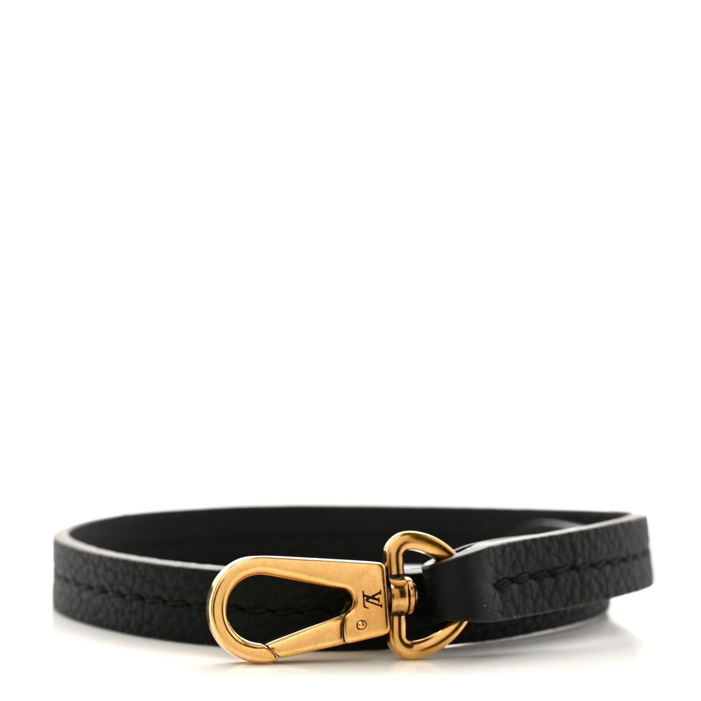 Calfskin Pochette Accessories Strap Black