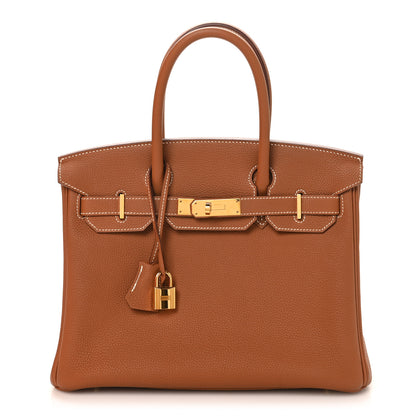 Hermes Togo Birkin 30 Gold 1 of 11
