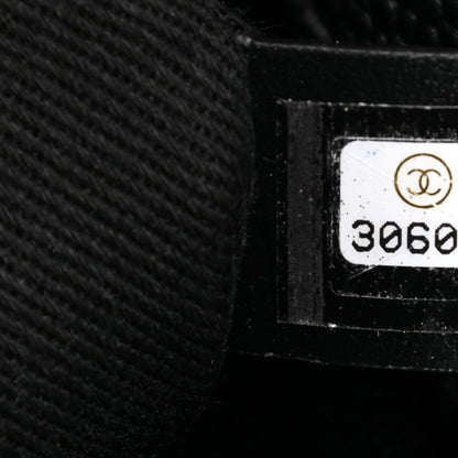 Chanel Caviar Diamond Stitched Small Top Handle Flap Black 7 of 11