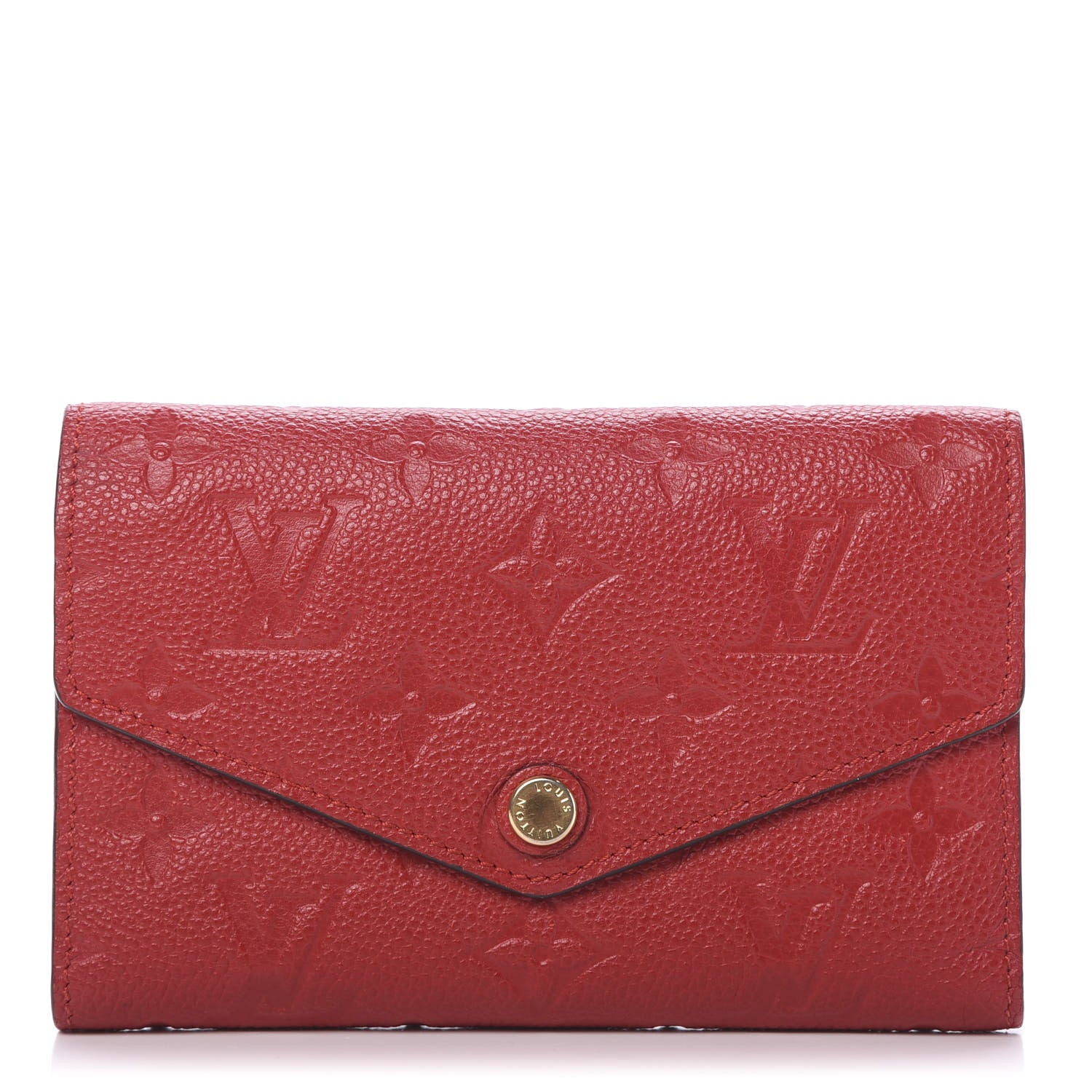 Louis Vuitton Empreinte Compact Curieuse Wallet Cherry 1 of 8