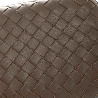 Bottega Veneta Nappa Intrecciato Chain Knot Clutch Steel 12 of 13