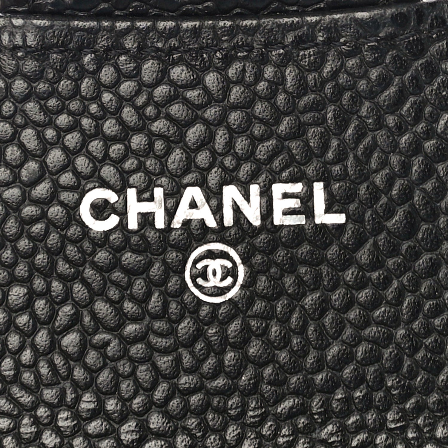 Chanel Caviar Quilted Flap Card Holder Wallet Black 6 of 12