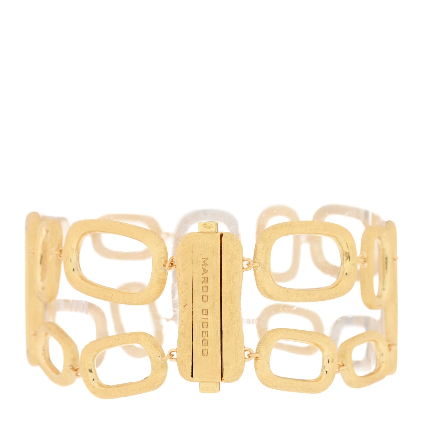 18K Yellow White Gold Diamond Mosaic Bracelet