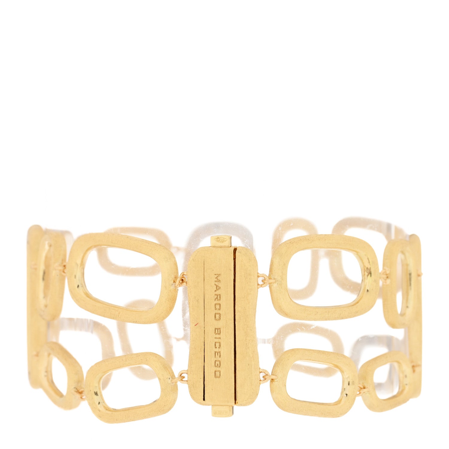 Marco Bicego 18K Yellow White Gold Diamond Mosaic Bracelet 2 of 3
