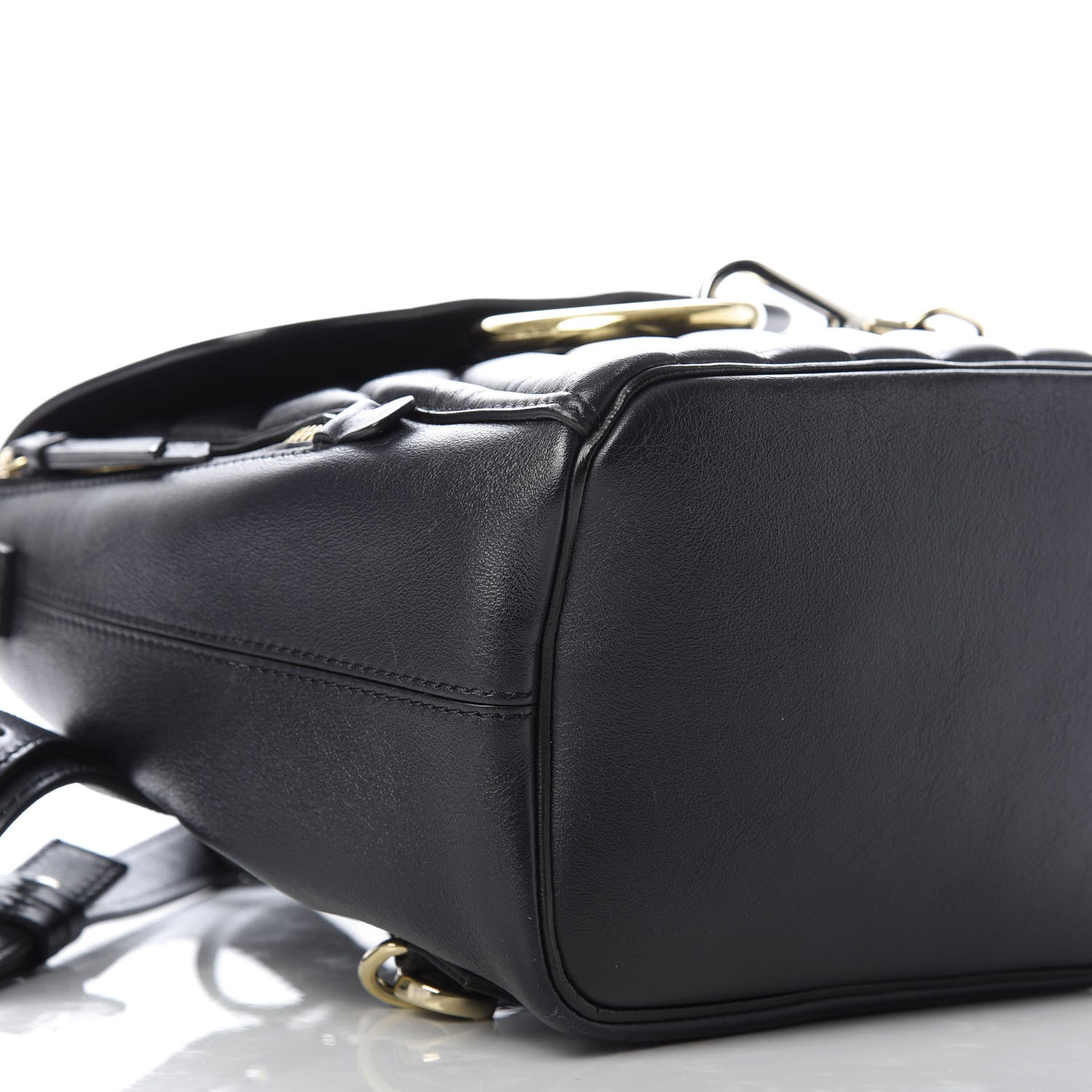 Chloe Calfskin Quilted Medium Faye Backpack Full Blue 5 of 7