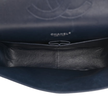 Chanel Caviar Quilted Maxi Double Flap Blue 5 of 13