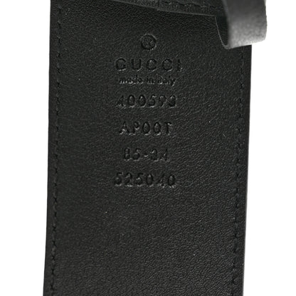 Gucci Calfskin Double G 40mm Belt 85 34 Black 3 of 4