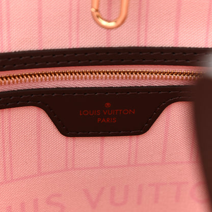 Louis Vuitton Damier Ebene Neo Neverfull MM Rose Ballerine 6 of 10