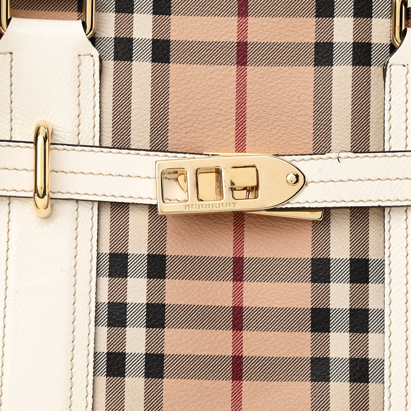 Haymarket Check Medium Minford Portrait Tote White