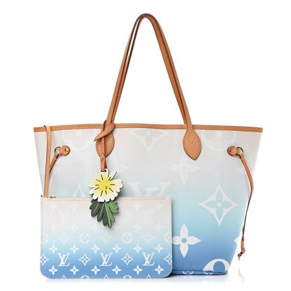 Louis Vuitton Monogram Giant By The Pool Neverfull MM Blue 1 of 23