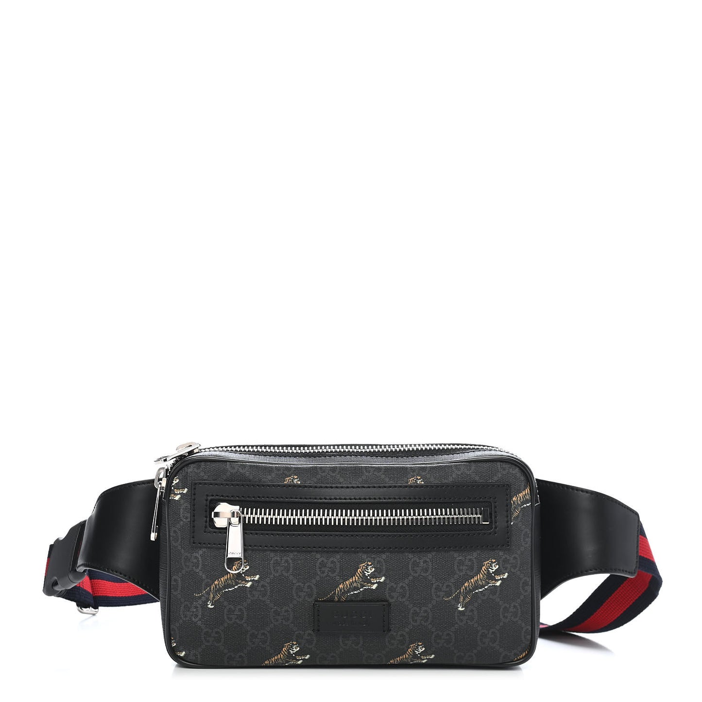 Soft GG Supreme Monogram Tigers Belt Bag Black Multicolor