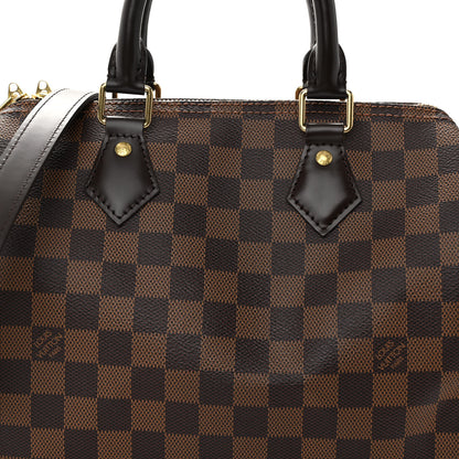 Louis Vuitton Damier Ebene Speedy Bandouliere 25 7 of 9