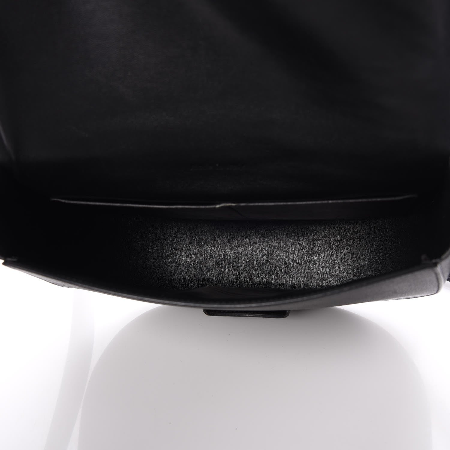 Celine Grained Calfskin Medium Trotteur Black 5 of 8