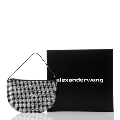 Alexander Wang Mesh Crystal Wanglock Fortune Cookie Bag Black 8 of 8