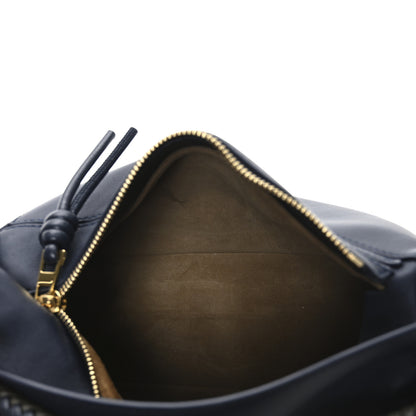 Loewe Calfskin Small Woven Puzzle Bag Dark Ink Dark Khaki 9 of 17