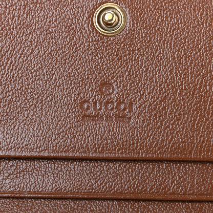 Gucci Azalea Calfskin Matelasse Diagonal GG Marmont Card Case Wallet Cuir 6 of 7